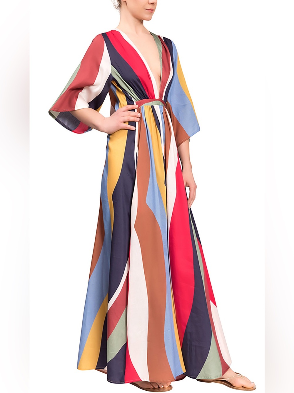 Everyday Ritual Coco Caftan - Matisse Print